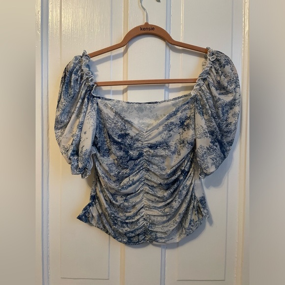 2 for $6 NWOT Ruched Cropped Top - Picture 1 of 9